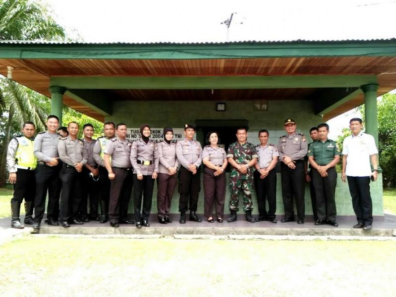 Dalam Rangka HUT TNI Ke-71, Jajaran Polres Kampar Adakan Suprise di Markas Yonif 132/BS dan Kodim KPR dan Koramil