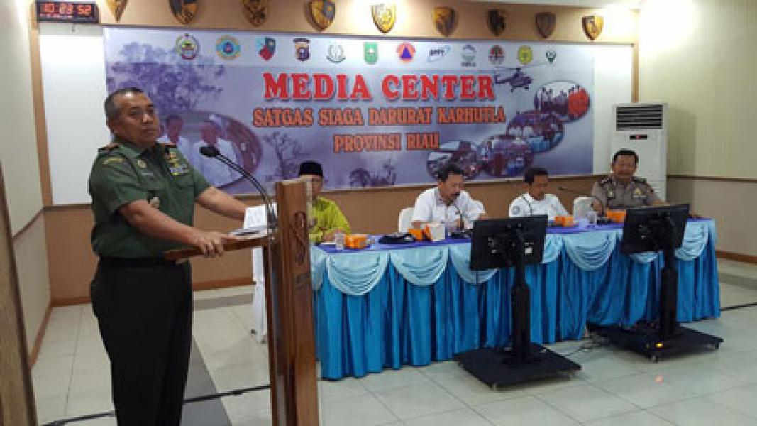 Danrem 031/Wirabima: Data Kebakaran Hutan & Lahan Di Provinsi Riau Turun