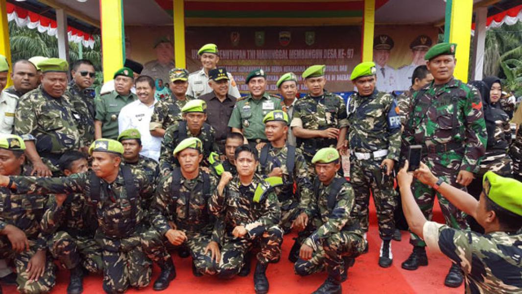 Danrem 031/Wirabima Bangga TMMD Kodim 0303/Bengkalis Berhasil