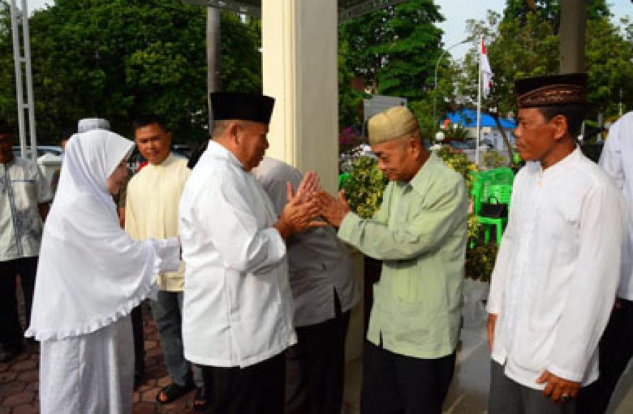 Danrem 031/Wirabima Gelar Syukuran Sederhana Setelah Pulang Haji