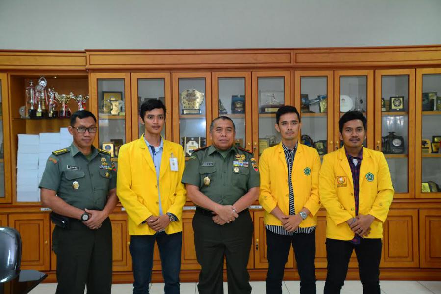 Danrem 031/Wirabima Terima Audiensi Mahasiswa Fakultas Hukum Unilak