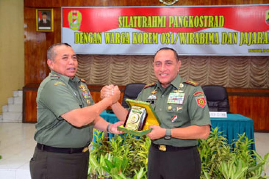 Danrem 031/Wirabima Terima Kunjungan Pangkostrad