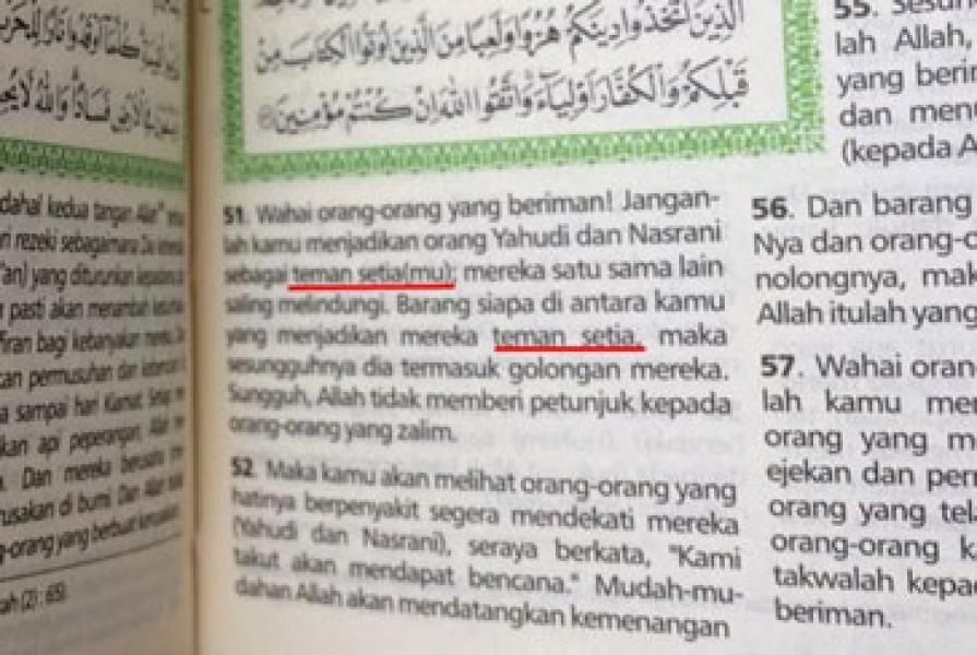 Dituding Bikin Terjemahan Baru Al Maidah Ayat 51, Ini Klarifikasi Penerbit