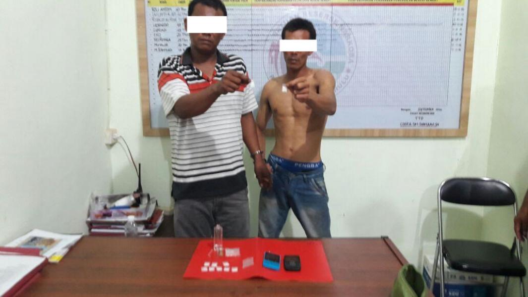 Edarkan Sabu, Dua Warga Medan Ditangkap di Rengat