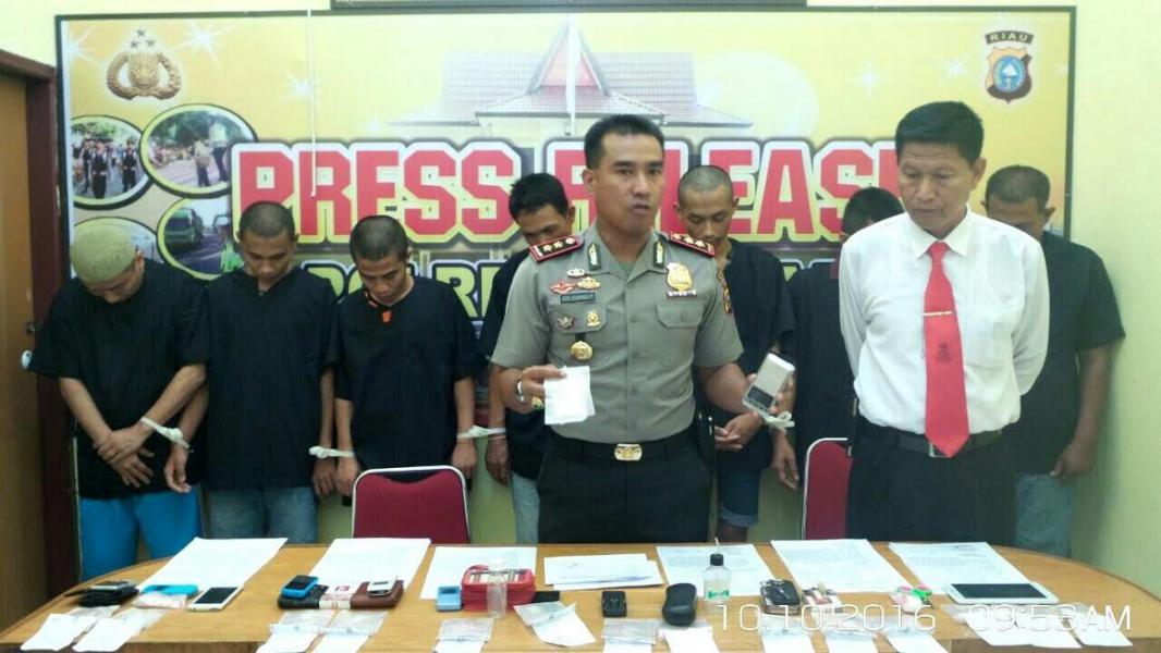 Ekspos Pengungkapan Kasus Narkoba, Kapolres Kampar Himbau Masyarakat Untuk Peduli