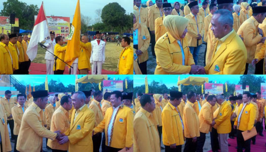 Gubri Instruksikan Seluruh Anggota Fraksi Golkar di DPRD Pelalawan Back Up Program Bupati