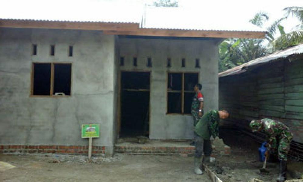 Hasil Renovasi Rumah Program TMMD ke-97 Mulai Rampung