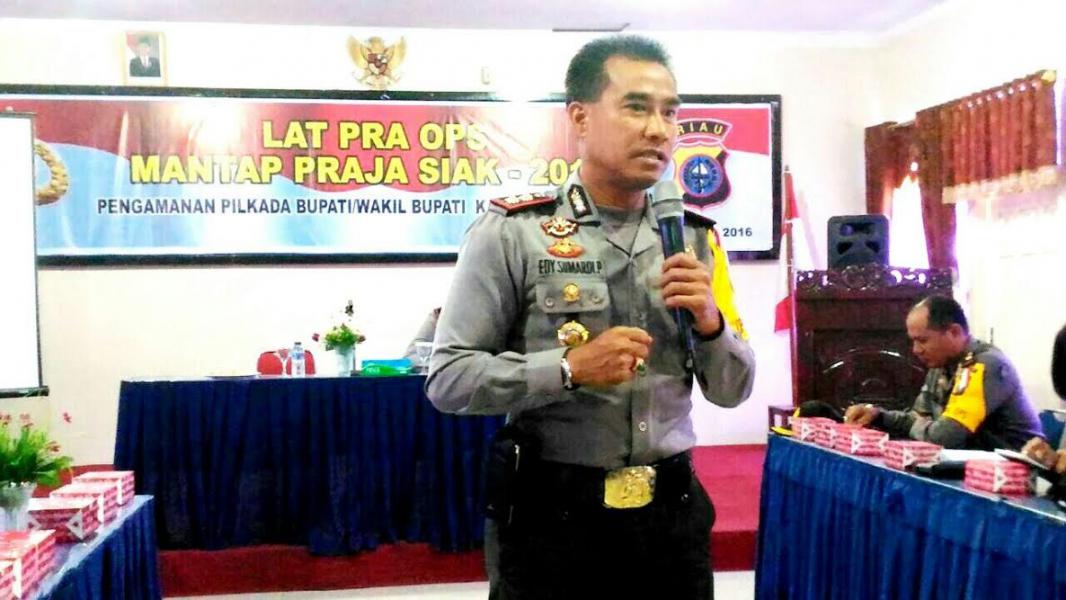 Kapolres Kampar Buka Lat Pra Ops Mantab Praja Siak 2017