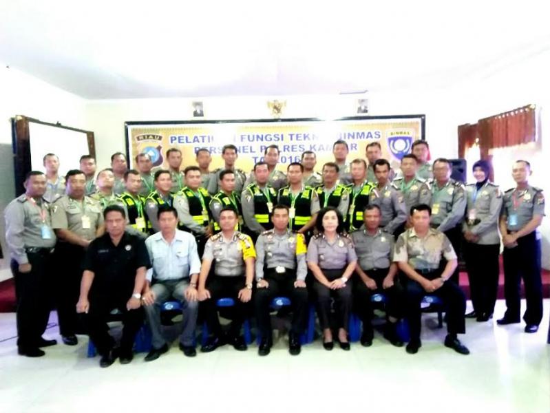 Kapolres Kampar Buka Pelatihan Fungsi Tehnis Binmas Bagi Personilnya