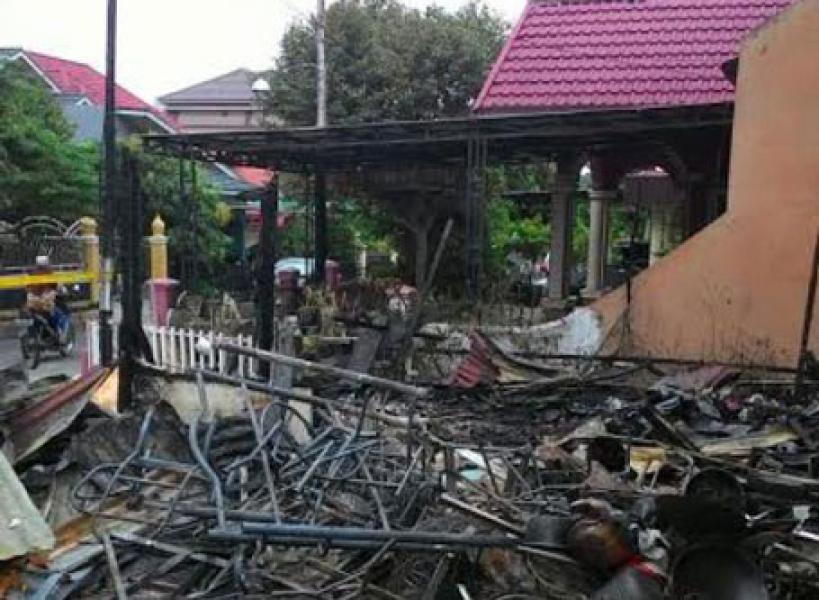 Kebakaran Hanguskan Satu Rumah di Kecamatan Bukit Raya