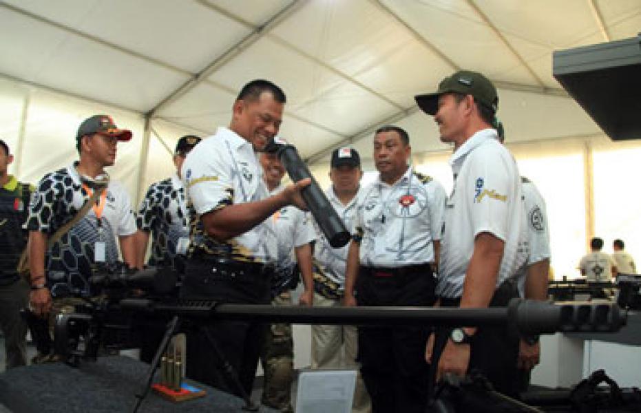 Panglima TNI: Jangan Ragu dengan Senjata Buatan Anak Bangsa  