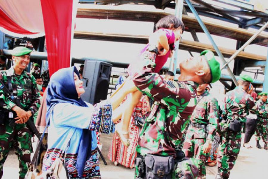 Pelepasan Personil Satgas Perbatasan, Pangdam I/BB: Jadilah Prajurit yang Dicintai