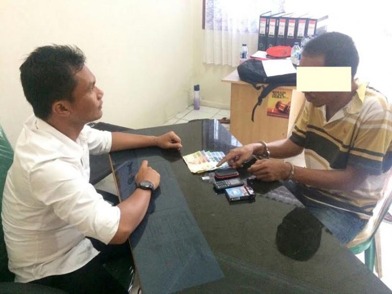 Polres Kampar bekuk Sopir Angkot Nyambi Pengedar Sabu