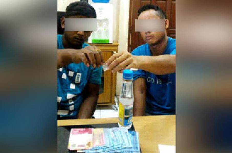 Polsek Tapung, Kampar, Bekuk Dua Tersangka Narkoba