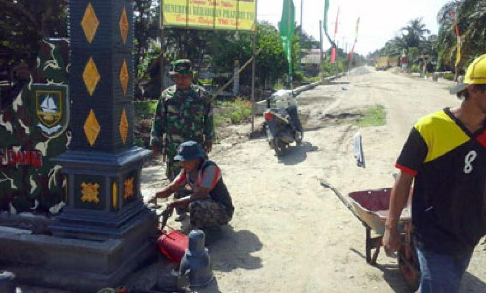 Program TMMD Ke 97 Kodim Bengkalis Berhasil Selesaikan Semua Sasaran Sesuai Rencana