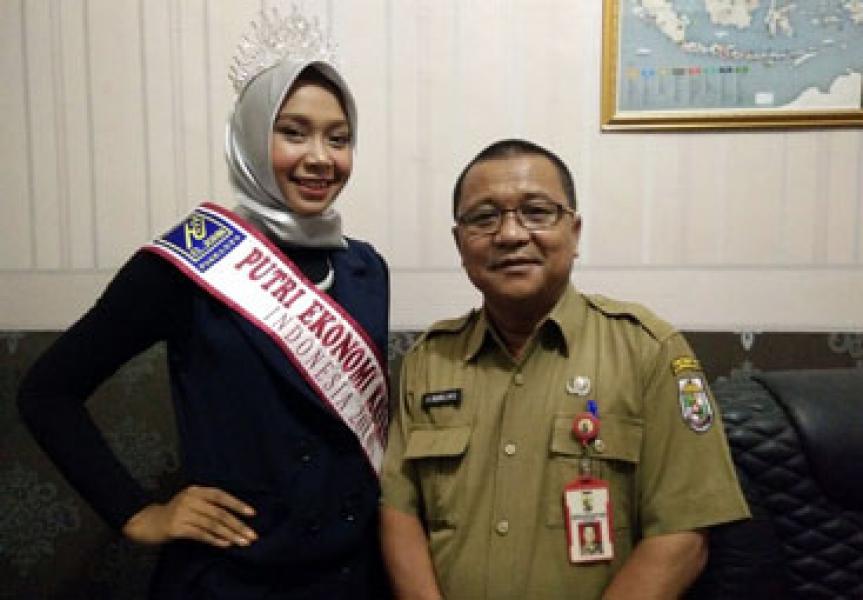 Putri Asli Pelalawan Rahayu Kuntum Melati Terpilih Menjadi Putri Ekonomi Kreatif Indonesia di Ajang Pemilihan Putri Pariwisata 2016