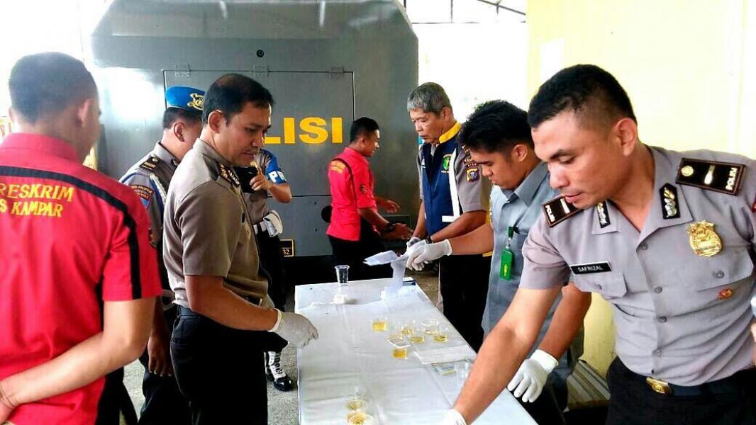 Tim Div Propam Mabes Polri Adakan Giat Gaktibplin di Polres Kampar