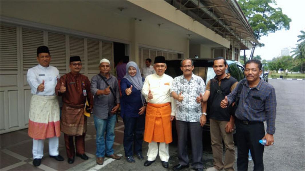 Audiensi Dengan Gubri, Andi Rachman Dukung Eksistensi Forum Pemred Riau