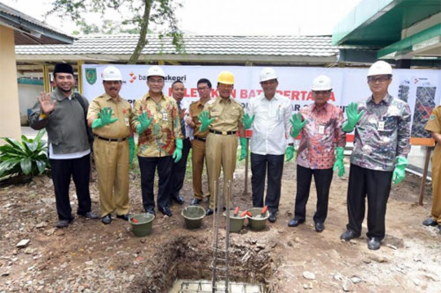 CSR Bank Riau Kepri Untuk Bangun Ruang CVCU RSUD Tembilahan