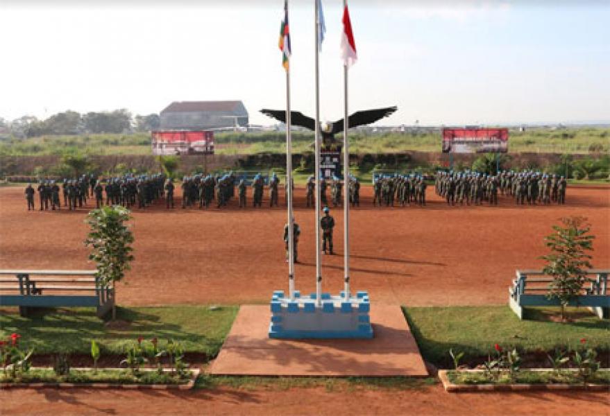 Dansatgas Konga XXXVII-D/Minusca: Moril dan Disiplin Merupakan Modal Dasar Prajurit Dalam Bertugas  