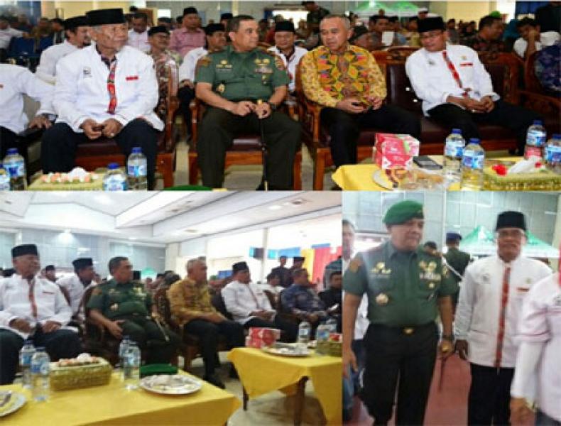 Diundang ke Deklarasi DPP PKS Tabas, Danrem Edy Nasution Diulosi dan Manortor