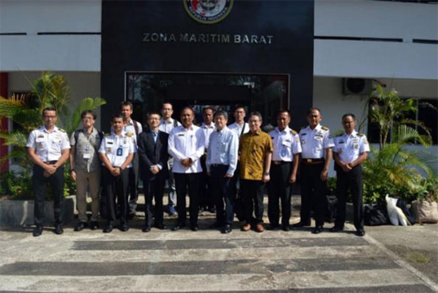 JICA dan Japan Coast Guard Kunjungi Kantor Zona Bakamla RI di Batam