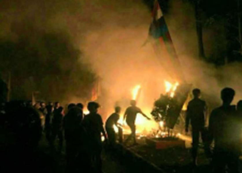 Kampus Unri Rusuh, Ratusan Polisi Gabungan Amankan Lokasi Bentrok