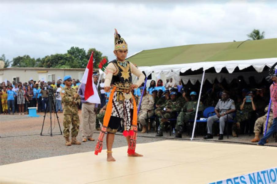 Kesenian Tradisional Indonesia Meriahkan Peringatan Hari PBB ke-72 Bumi Afrika