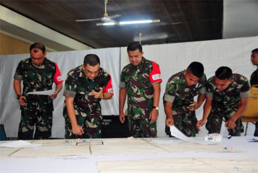 Latihan Posko I Korem 031/Wira Bima Resmi Ditutup