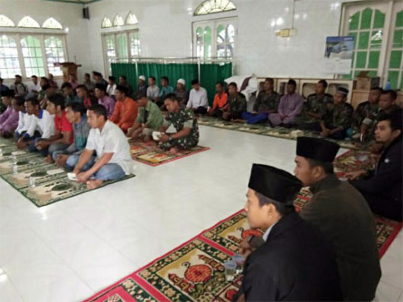 Memperingati HUT TNI Ke 72, Koramil 01/Bengkalis Gelar Doa Bersama