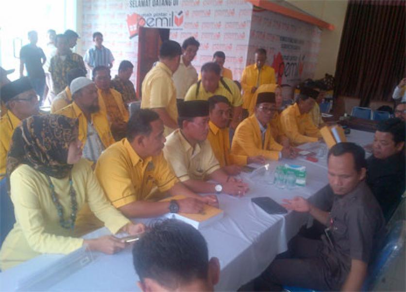 Menjadi Calon Peserta Pemilu 2019, Golkar Kampar Mendaftar Ke KPU