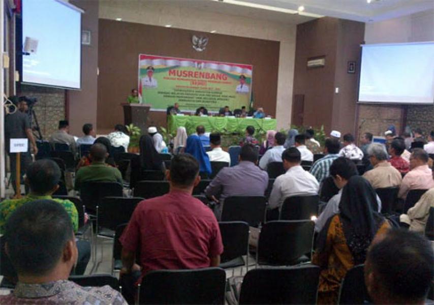 Musrenbang RPJMD 2017-2022 Tolok Ukur Pembangunan Kampar Kedepan