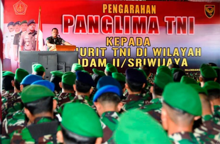 Panglima TNI: TNI-Polri Tetap Solid Wujudkan Stabilitas Politik