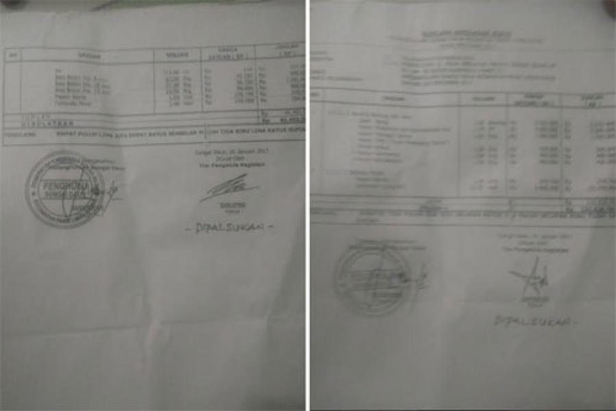 Penghulu Sungai Daun Resmi Dipolisikan Warga