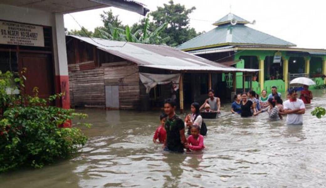 1.070 Rumah di Bengkalis Terendam Banjir