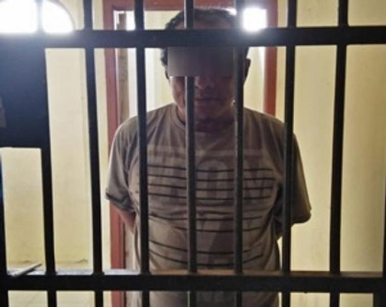 Ancam Istri Pakai Golok, Cik Antan Nginap Di Sel Polres Rohil