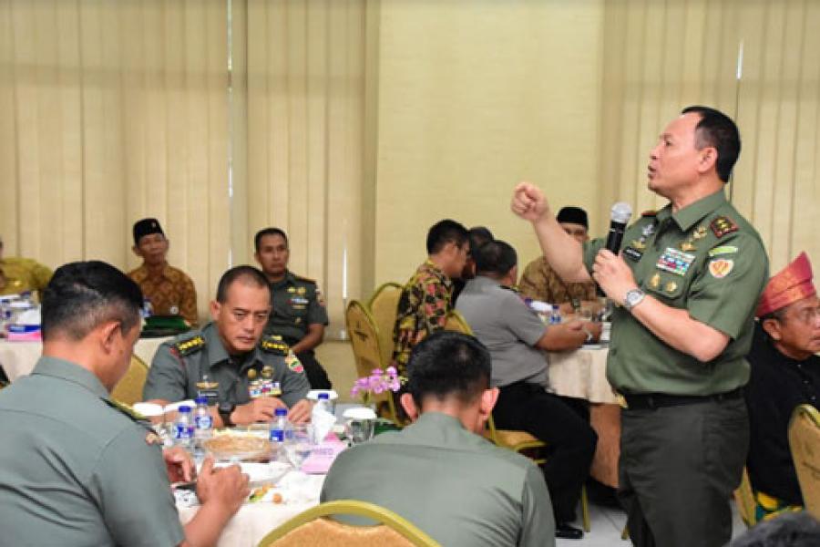 Asistensi Teknis Danpusterad Di Wilayah Korem 031/Wira Bima