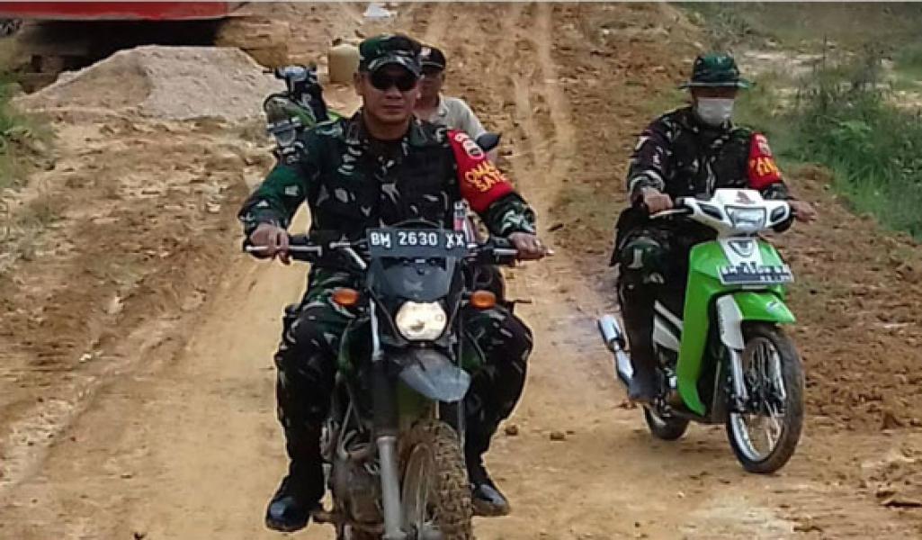 Dandim 0301/Pekanbaru Tinjau Sasaran TMMD ke-103