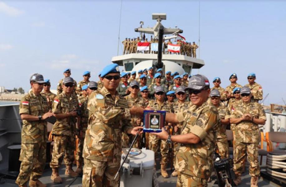 Irjen TNI Kunjungi Satgas MTF TNI Konga XXVIII-K/UNIFIL di Lebanon