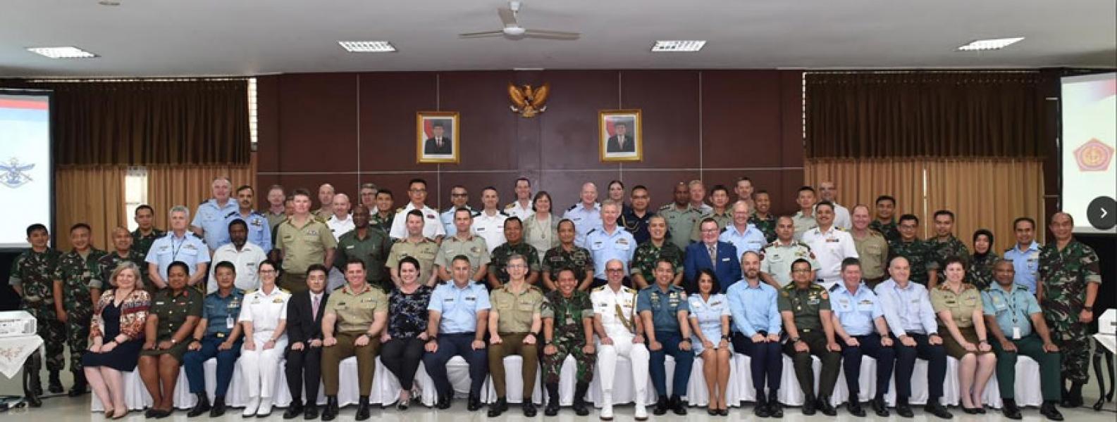 Kapuskersin TNI Terima Delegasi CDSS Australia