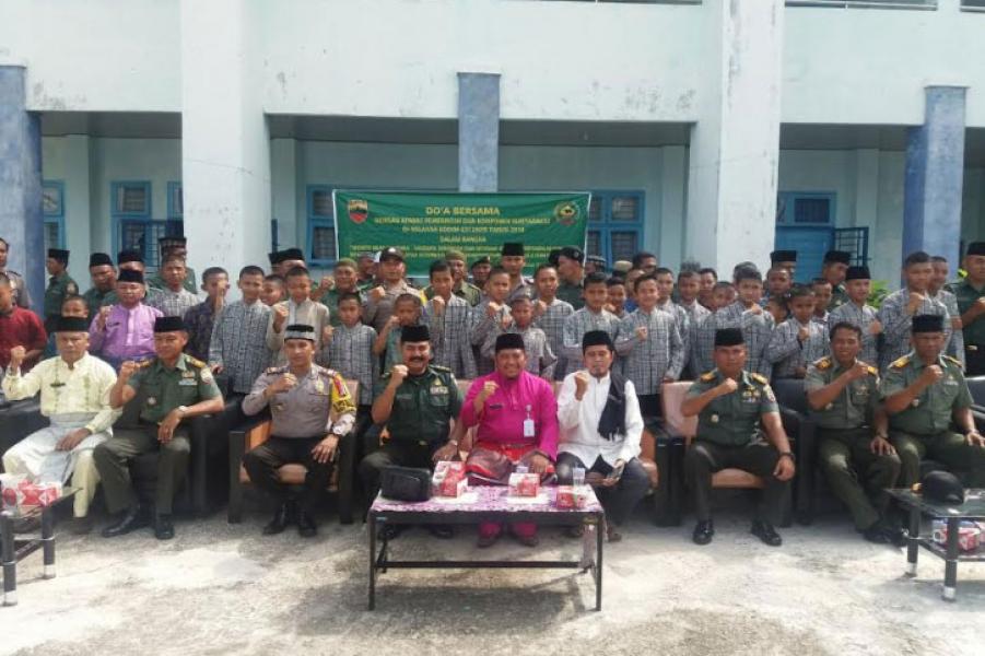Lantunan Doa TNI Polri Di SMPN Istek Serta Gereja HKBP Bagi Korban Gempa Dan Tsunami Palu