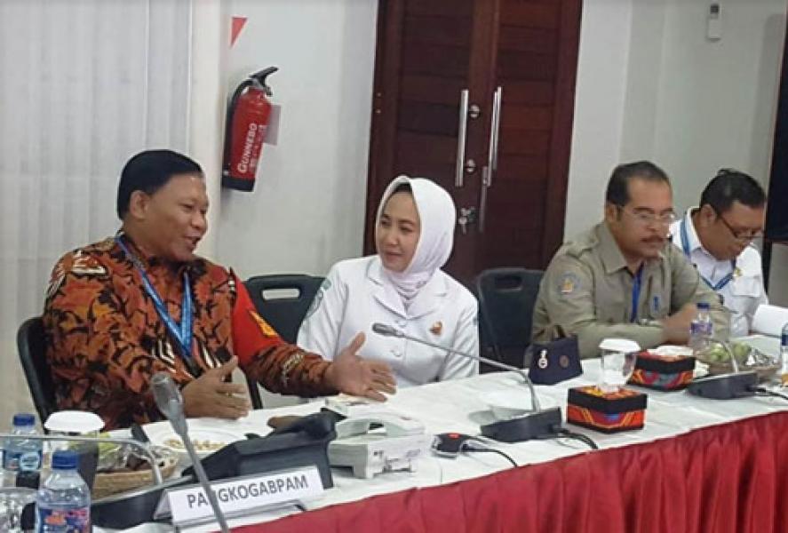 Pangkogabpam IMF-WB 2018 Bersama Kepala BMKG Laksanakan Evaluasi dan Bahas Situasi Terkini di wilayah Bali