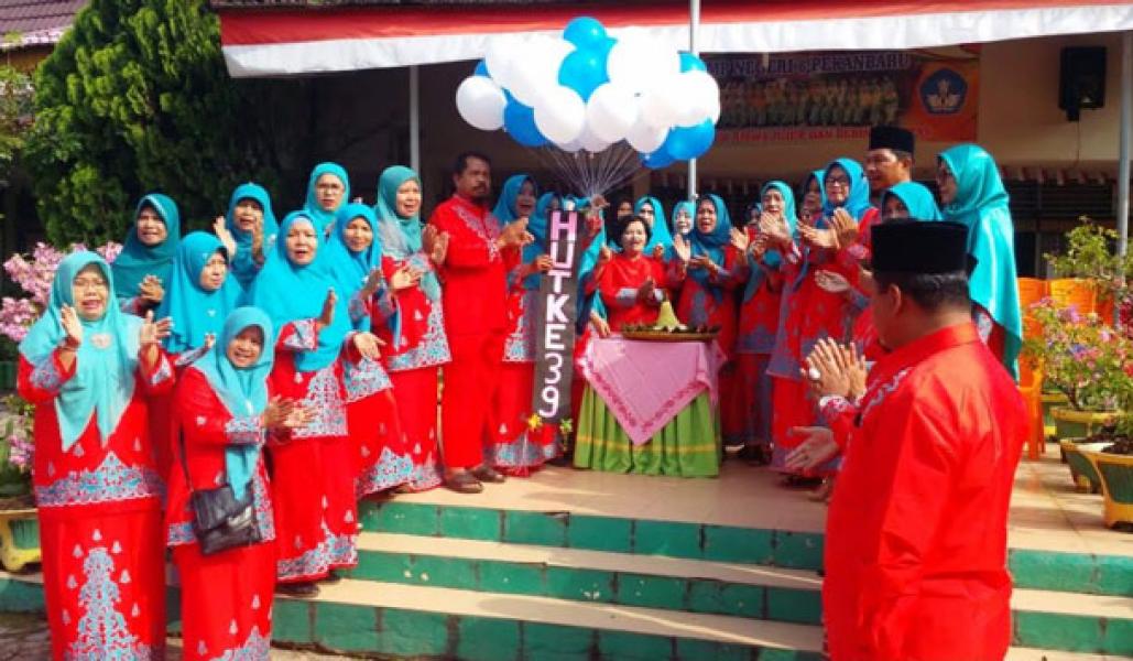 SMPN 8 Pekanbaru Syukuran Milad ke-39, Yusra: Alhamdulillah Banyak Prestasi Dicapai