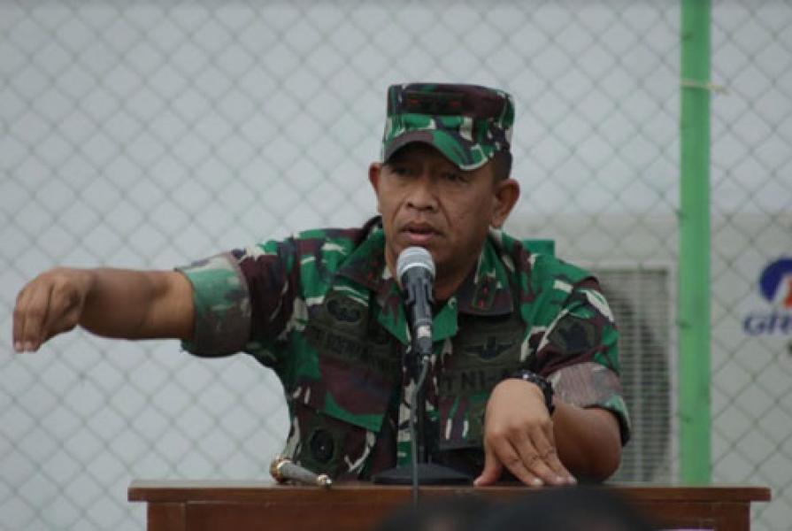 TNI Dirikan Shelter-Shelter Pengungsian di Sulteng