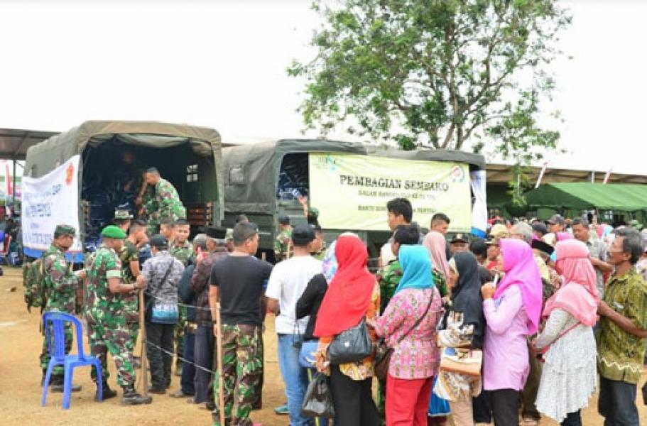 TNI Gelar Bakti Sosial di Merauke Papua