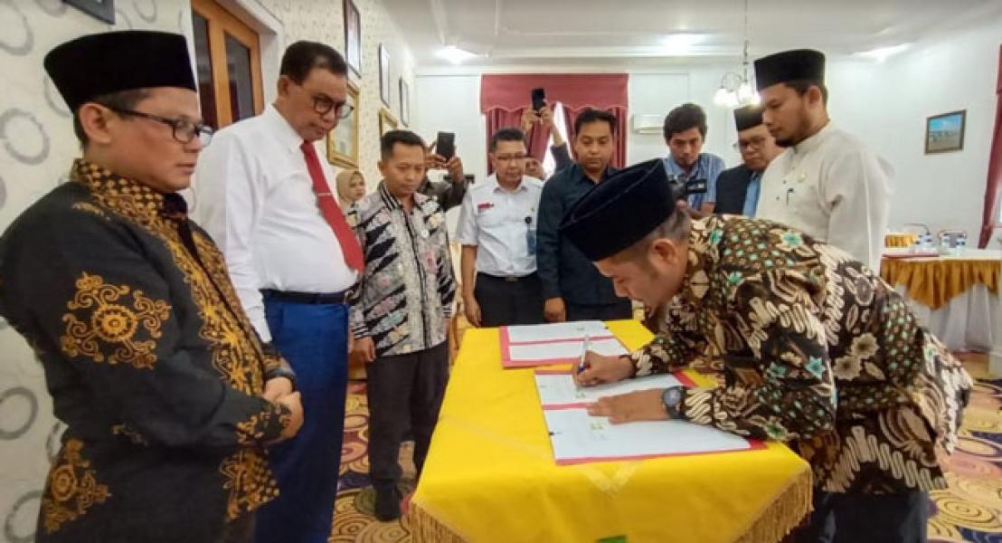 Bawaslu di 6 Kabupaten Tandatangani Dana Hibah Pilkada 2020