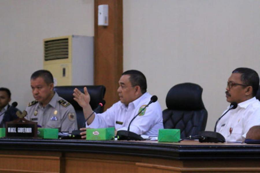 Fasilitasi Konflik Lahan, Wagubri Pimpin Rapat KSU dan PT Partisa Trading Coy