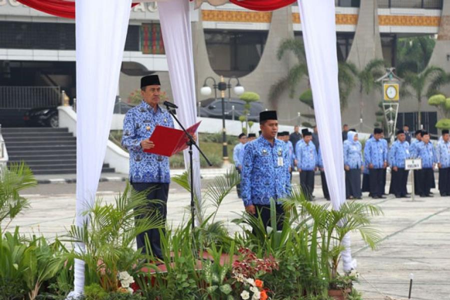 Gubri Syamsuar Pimpin Upacara Hari Kesaktian Pancasila