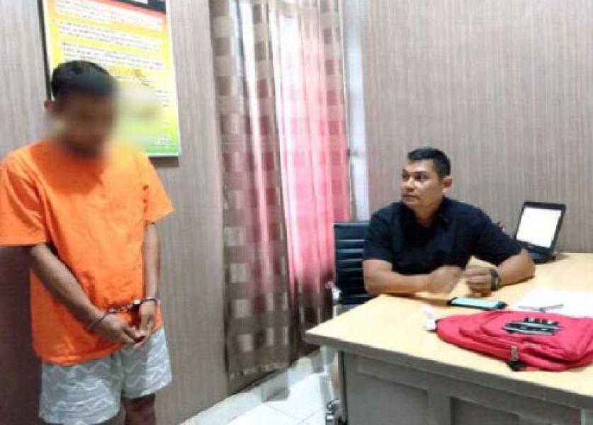 Hanya 5 Detik Maling Motor di Pekanbaru Bawa Kabur Motor Korbannya