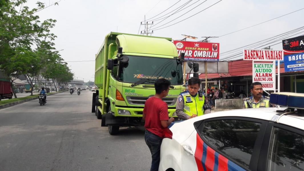 Hari Pertama Ops Zebra Muara Takus 2019, Satlantas Polresta Pekanbaru Tilang 228 Pelanggar